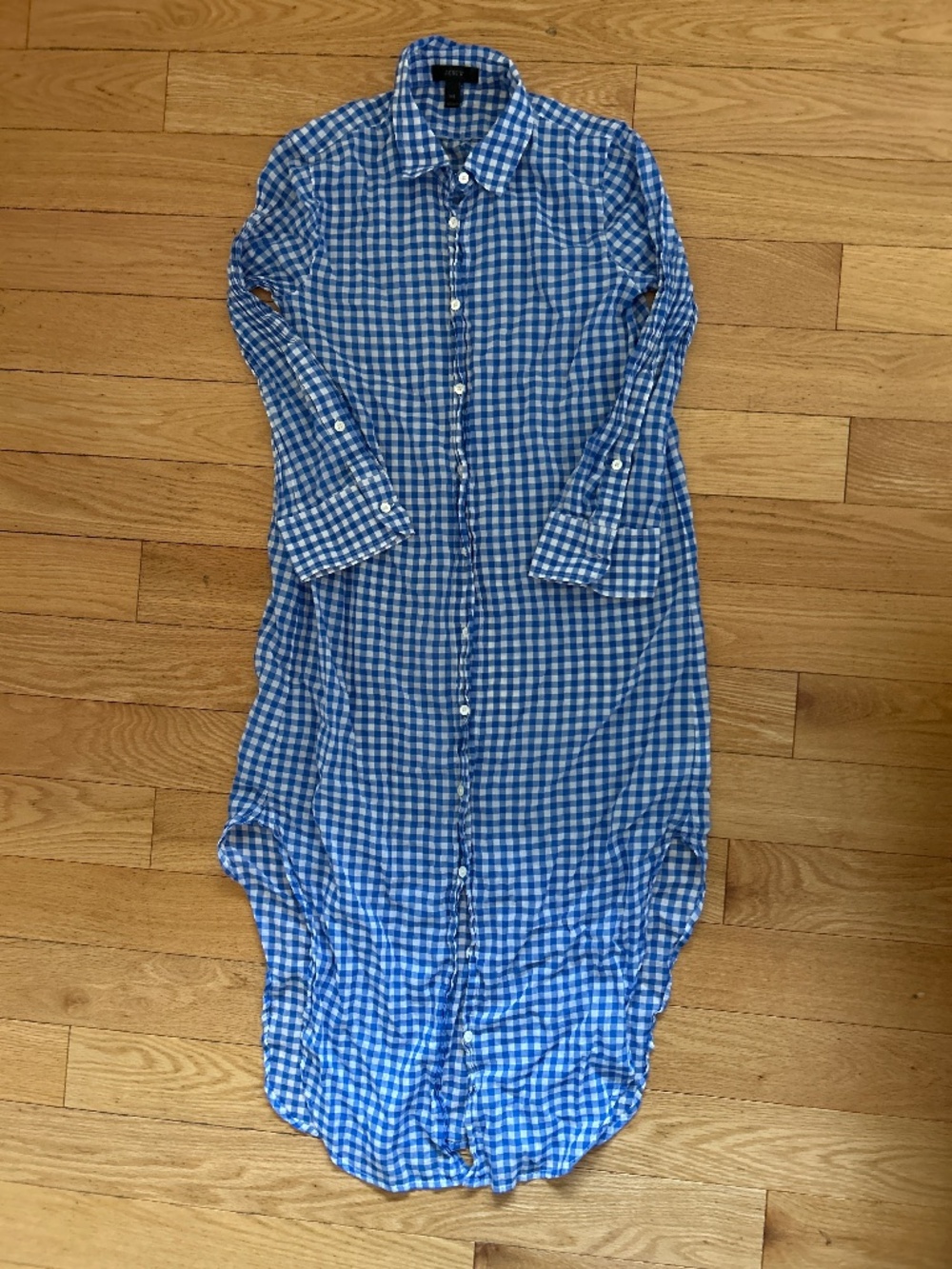 🩷 cutest blue and white gingham beach cover up💕💕